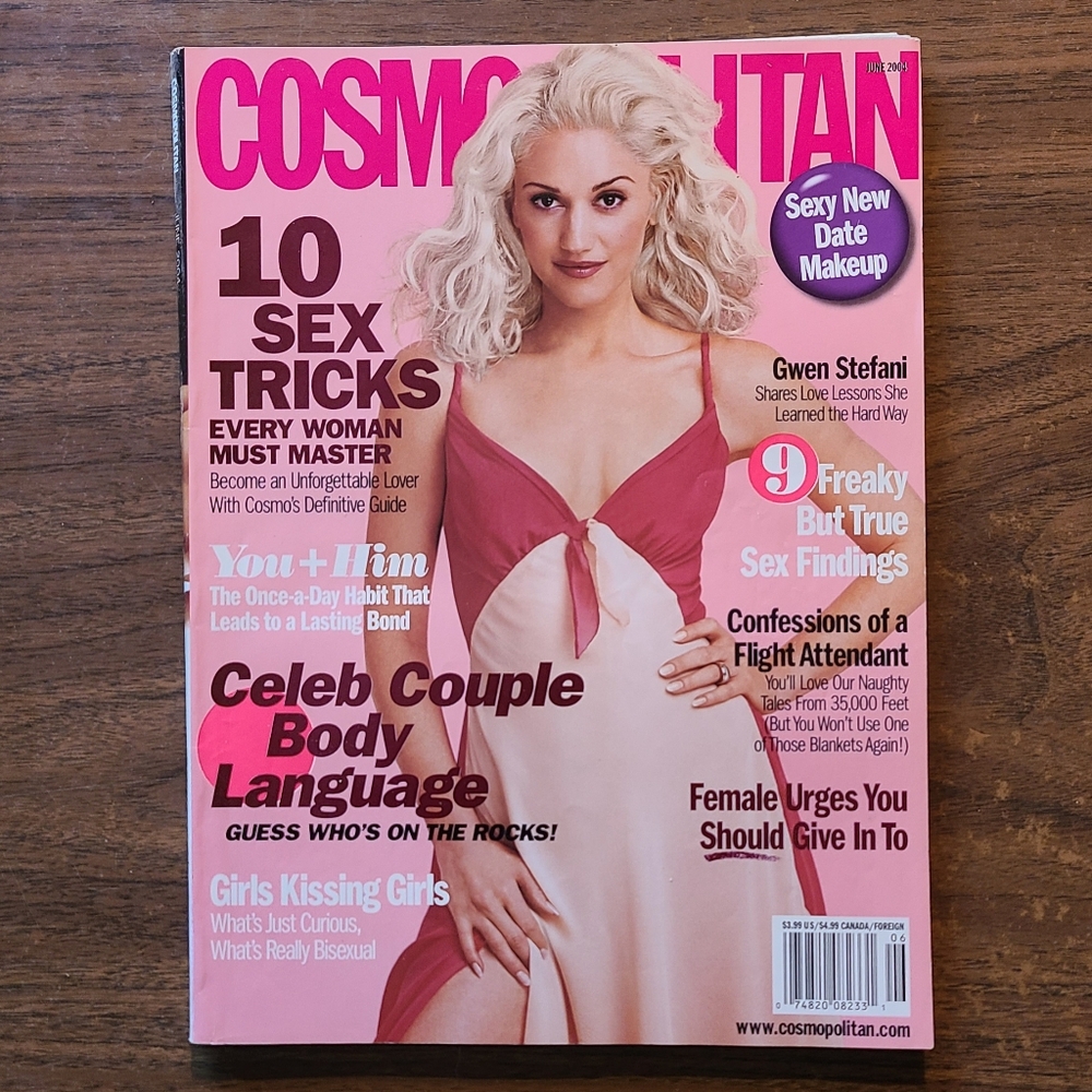 Cosmopolitan - June 2004 Gwen Stefani Y2K Magazine